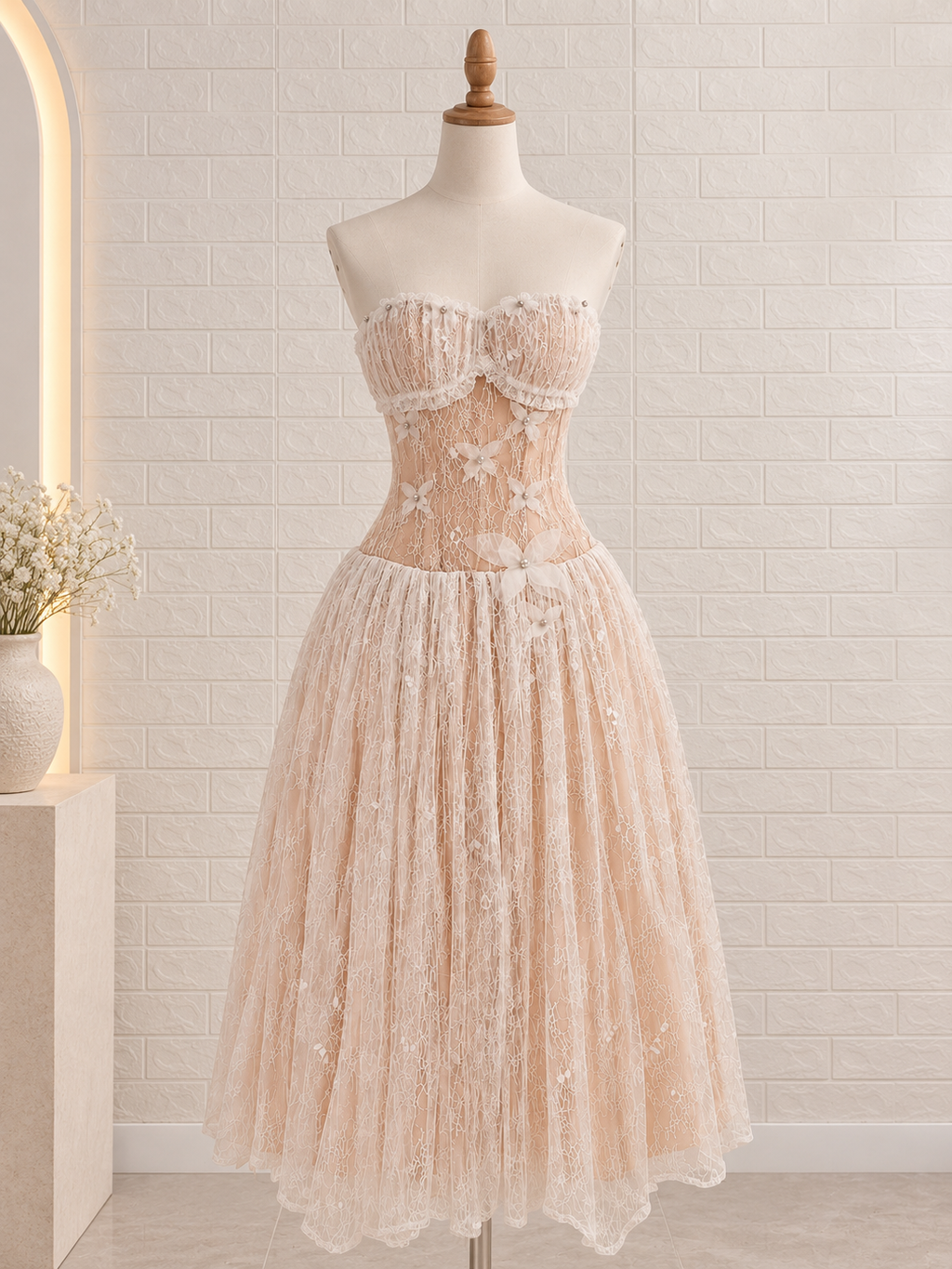Rosalia Dress ( soft peach )