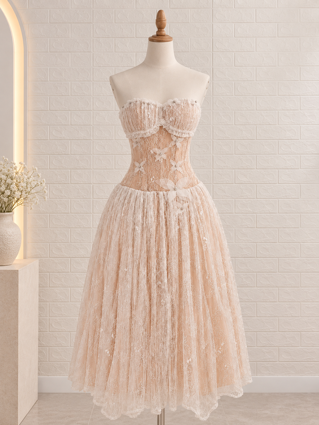Rosalia Dress ( soft peach )