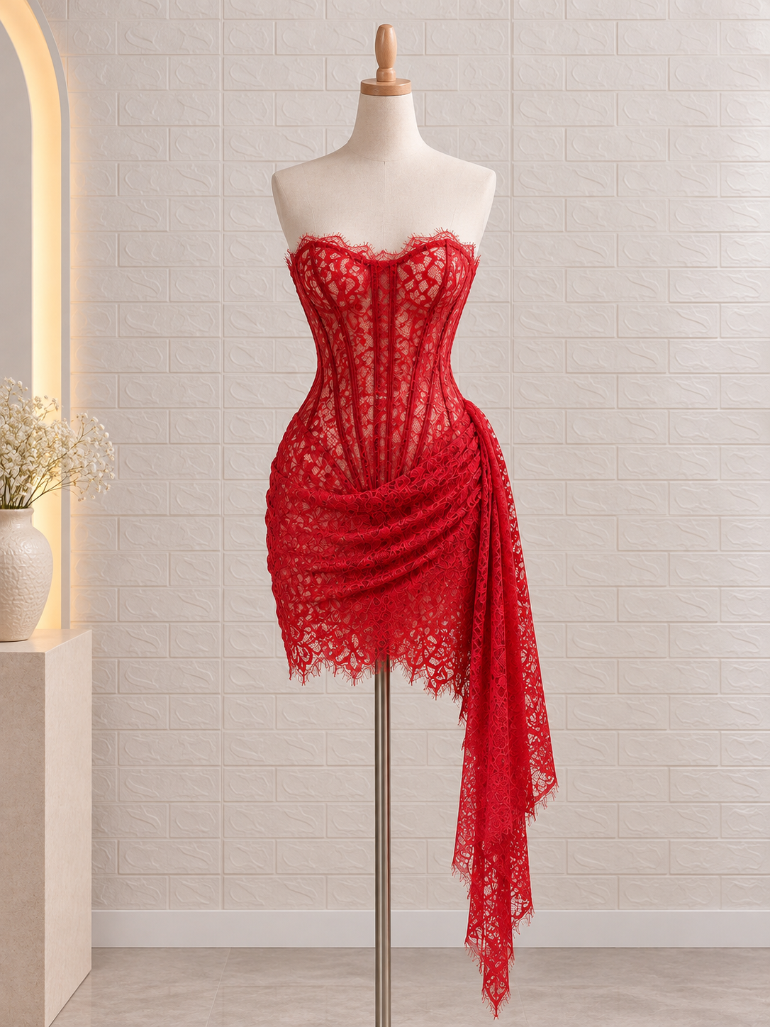 Siren dress ( red )