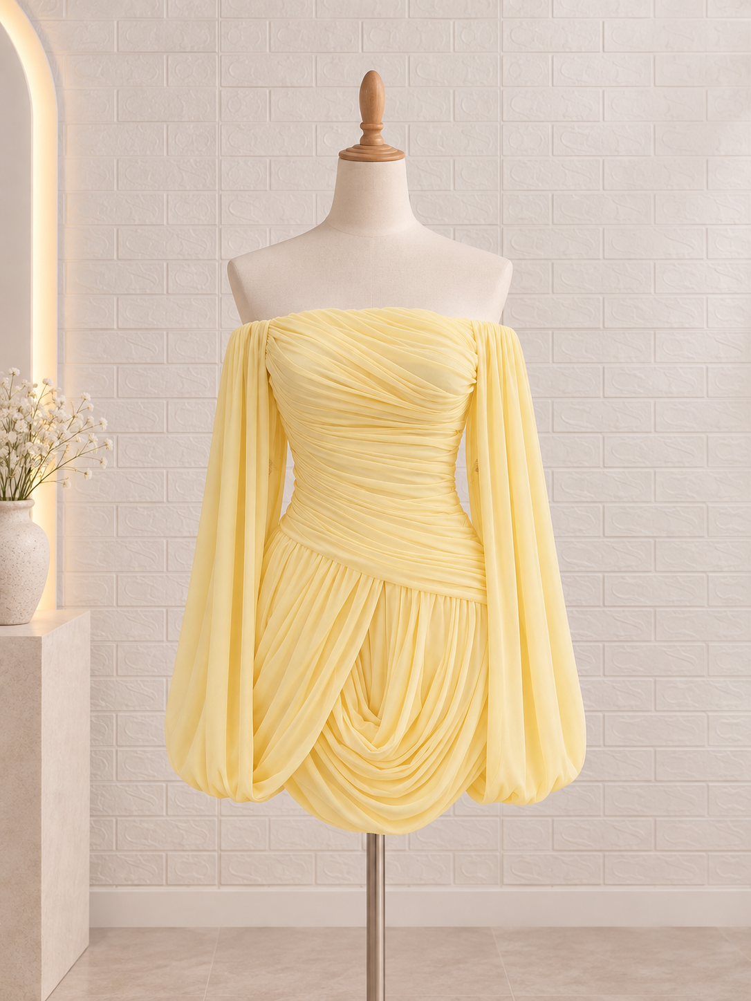 Allure Dress ( yellow )